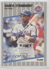 1989 Fleer Darryl Strawberry #49 0b3