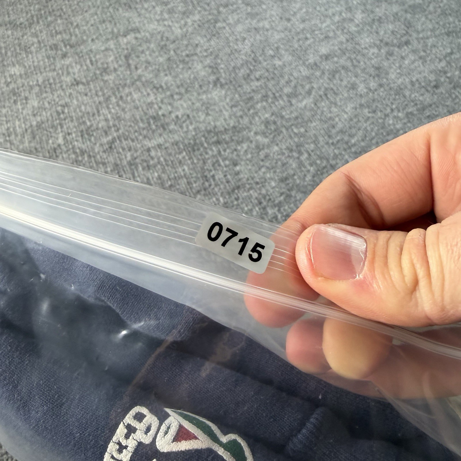 Vintage Gucci Boot Crewneck Crewneck Mens Large Blue Fleece Sweatshirt 90s USA thumbnail 10