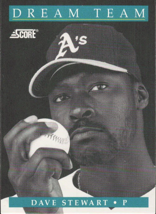 Dave Stewart trading card