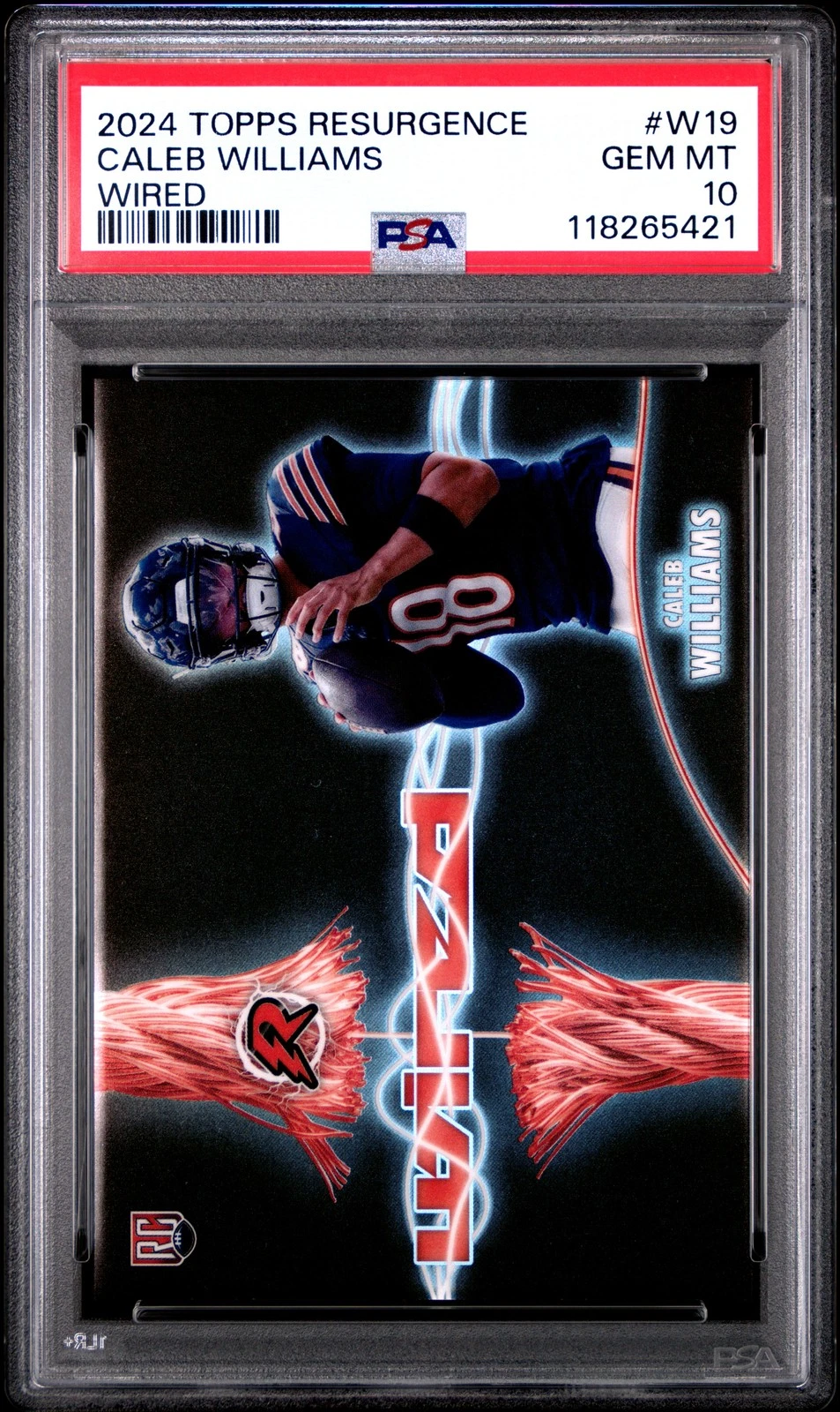 Caleb Williams Topps Resurgence Wired #W19 Base