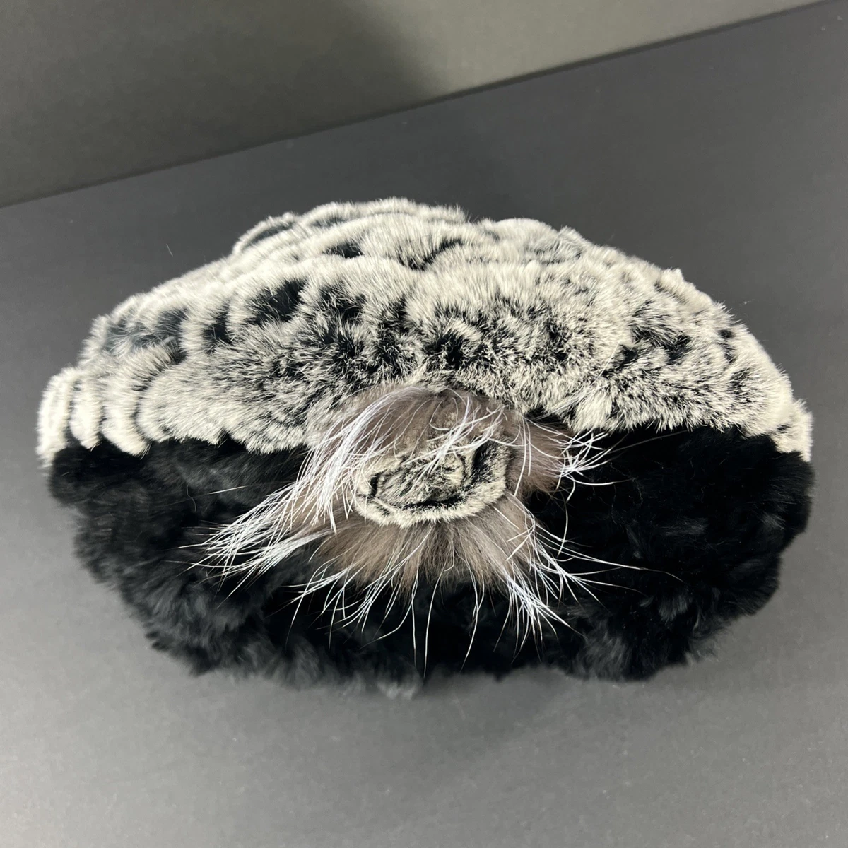 Vintage F.J. Sergi Ivory Mink Fur‎ Hat Couture Utica NY Winter Cap Vintage Nikki brown mink fur beret main image 3