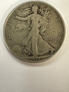 Early better date 1918-S Walking Liberty Half Dollar