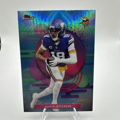 Topps Finest 2025 Justin Jefferson Vikings Finest Performance #172 030/250