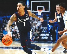 Solo Ball Signed Autographed UConn Huskies 8x10 Photo with COA/Matching Hologram