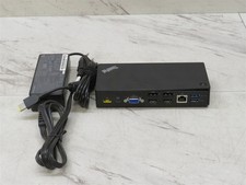 Lenovo ThinkPad USB-C Dock 40A9 DK1633 USB VGA DP Docking Station 03X7194 w/ AC