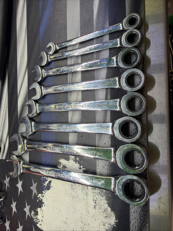 Gearwrench Ratcheting Metric Wrench Set