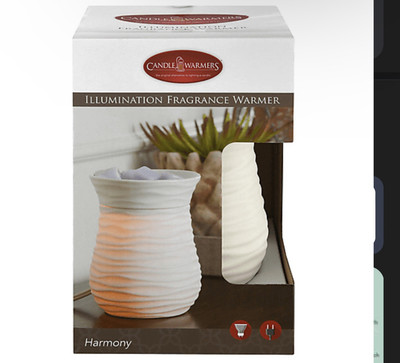 Etc. Illumination Fragrance Warmer (White Harmony)   Porcelain Bulb Warmer fo...