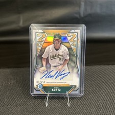 Bowman Draft Chrome Nick Kurtz #C24-NK /250 Auto Rookie Athletics