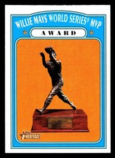 2021 Topps Heritage #367 Willie Mays World Series MVP Award