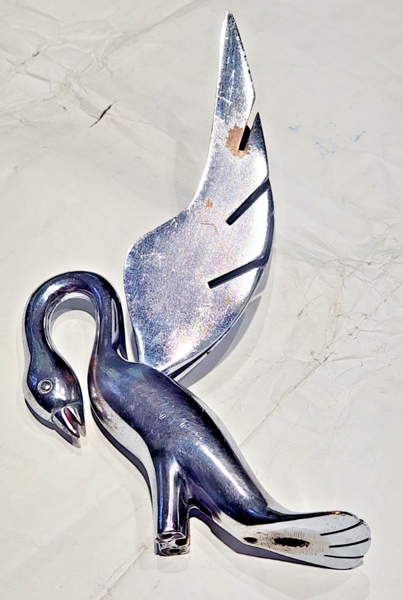 Vintage 1932 1940 Packard Cormorant Bird Accessory Mascot Hood Ornament