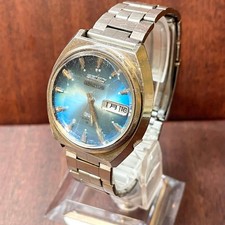 Seiko 5 Actus Automatic Day-Date 6106-7700 Vintage Mens Watch Japan
