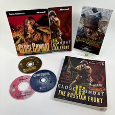Close Combat I, III w/Official Strategy Guide , and IV for PC No Case 
