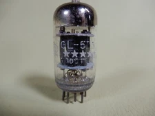 GE 5 Star Black Plate Triple Mica 5751 Vacuum Tube Tested Strong 100/108% Gm
