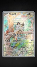 Pokémon Meowth 106/094 Me02: Phantasmal Flames Illustration Rare Holo