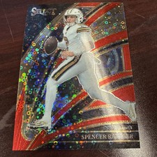 2025 Select Football Spencer Rattler Club Level Red Prizm /49 SP #242 Saints🔥
