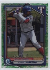2024 Bowman Draft Chrome Lunar Glow Refractor Curley Martha #BDC-165 0e3u