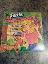 Barbie Camping Adventure See Hear Read Record And Book 1981 Mattel Inc.