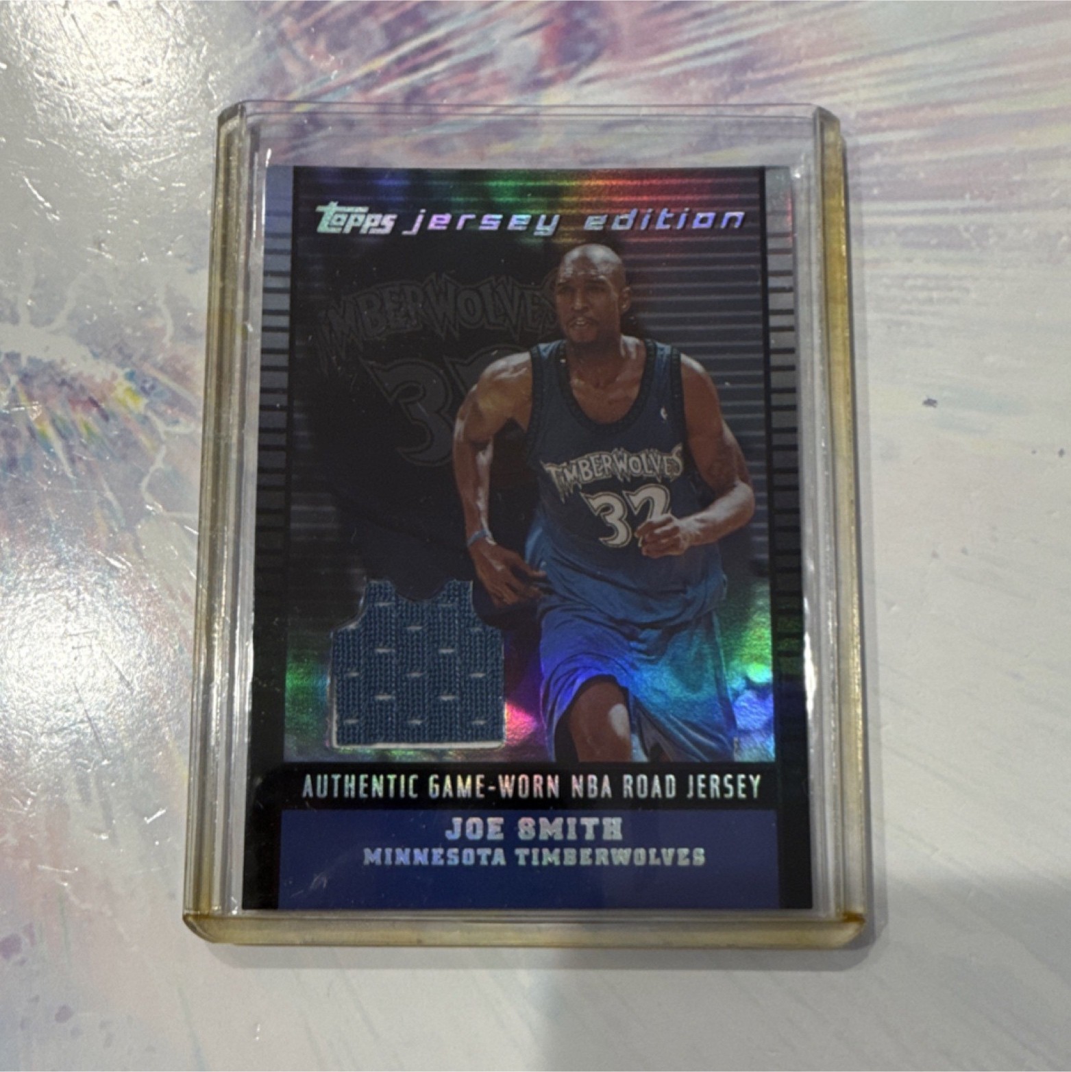 🔥Topps 2002-03 Jersey Edition Joe Smith Timberwolves Game-Worn Jersey /99
