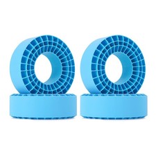 INJORA 4PCS Silicone Rubber Insert Foam for 125 45mm 4.92 1.77in , Blue