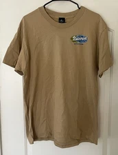 Universal Studios Hollywood Beige Men's T-shirt  Size Large Vintage