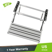 Aluminium Manual Pull Out Retractable For Platform RV Camper 1 Step Steps Stair
