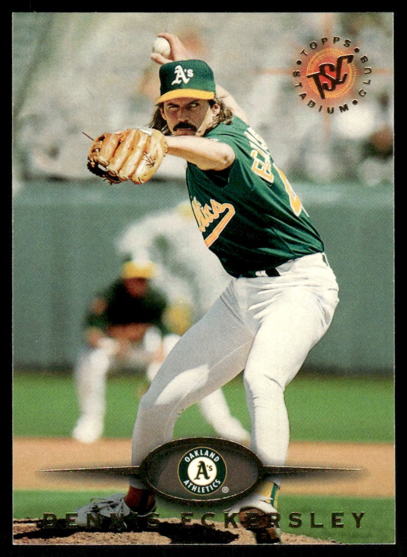 Dennis Eckersley #72 Baseball Cards 1995 Stadium Club trading card — raw and PSA graded price guide
