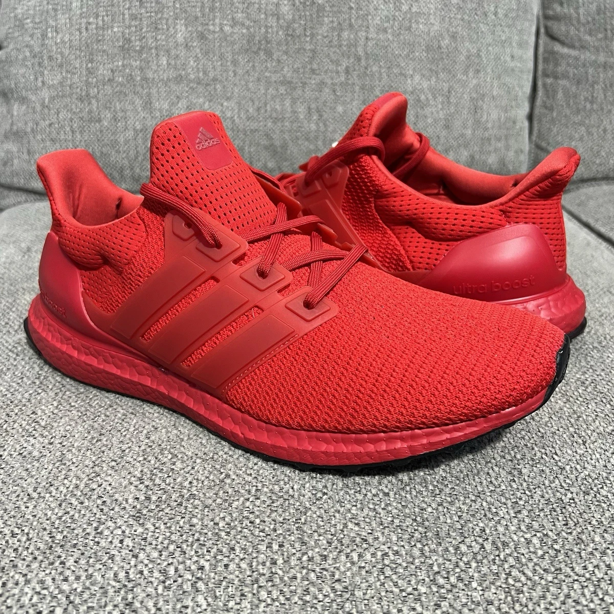 adidas Ultraboost 2.0 Shoes Men\'s 8.5 Scarlet Red Running Athletic Gym Sneakers Size 9.5 - Adidas UltraBoost 2.0 Scarlet Red 2020 Boost  main image 4