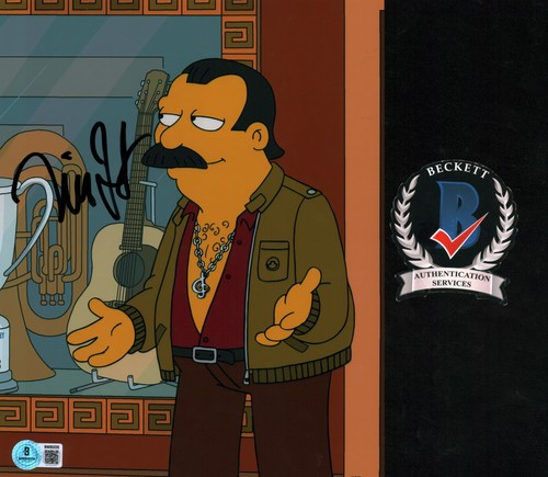 Will Forte Signed The Simpsons 8x10 Photo Cameo King Toot Animated Show BAS COA