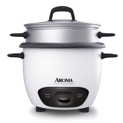Aroma Housewares 14-Cup (Cooked) (7-Cup UNCOOKED) Pot 14 CUP COOKED, White