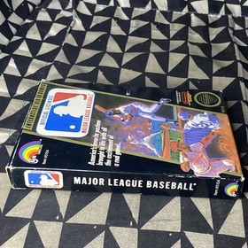 NES NINTENDO MLB MAJOR LEAGUE BASEBALL GAME COMPLETE IN BOX CIB