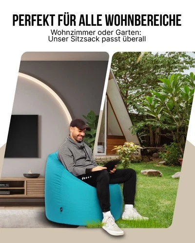 PatchHome Sitzsack XL- Jumbo Sitzkissen Bodenkissen Kinder und Erwachsene - Bild 169 von 203