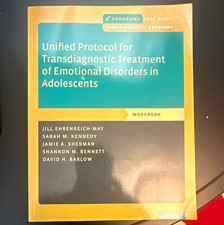Oxford Unified Protocol Adolescents Workbook ...