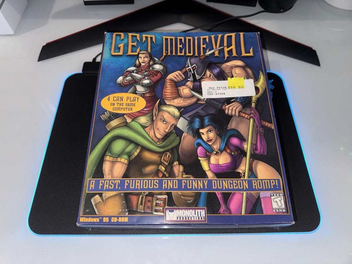 Get Medieval 1998 Big Box PC Game CD-ROM Windows 95 - Complete