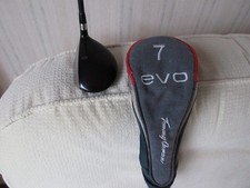 Left Hand Tommy Armour Evo Plus 23 degree 7 Wood 42 in standard plus Head Cover