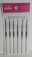 Susan Bates Steel Crochet Hook Set 12185 Sizes 0, 1, 7, 8, 9  10 Steelite