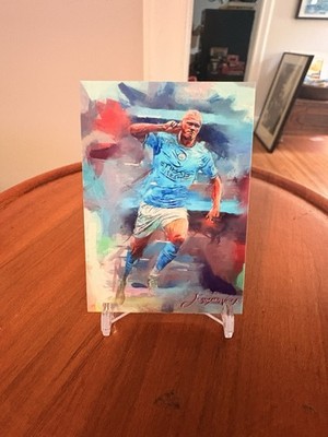 2022 Erling Haaland Limited Edition 35/50 By Edward Vela Autographed