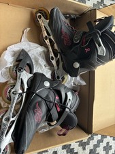 Inline Skates Damen Schwarz Rosa,Größe 40