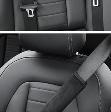 2PCS Universal Car Safety Belt Cover Adjustable Seat Belt Cover Shoulder Strap C