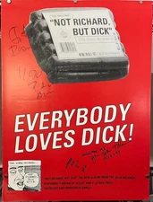 Dead Milkmen | Not Richard, But Dick Promo Poster | Signed by All 4 Members RARE