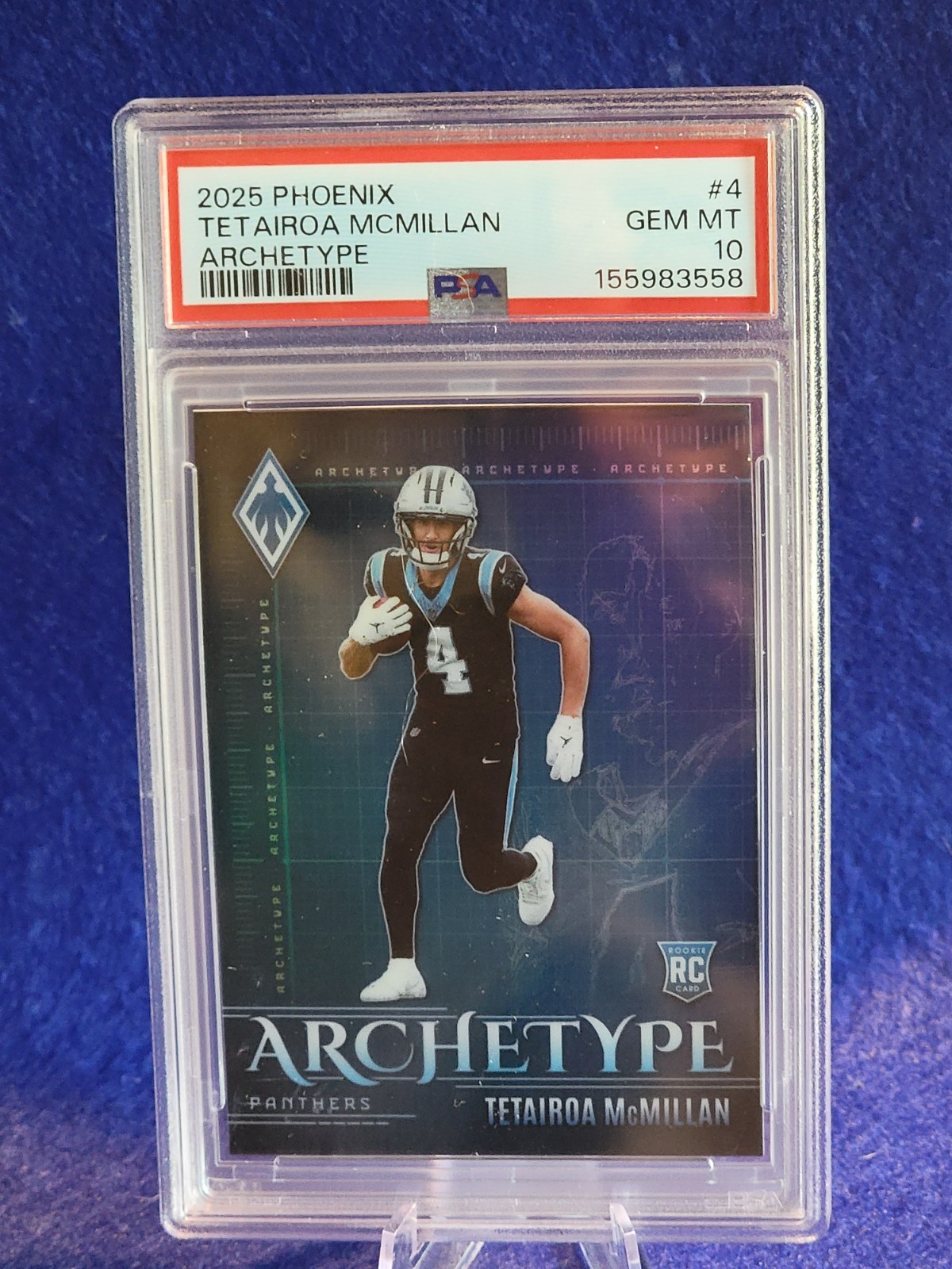 Tetairoa McMillan Panini Phoenix Archetype #4 Base
