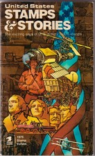 1974 USPS Stamps & Stories US Stamp Values Guide Vintage Paperback w/1975 Prices