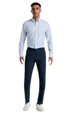 $85 Original Penguin Men’s Tech 5 Pocket Golf Trousers- Black Iris -Size 34W 30L