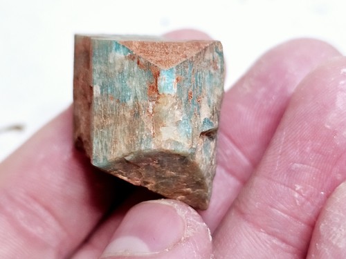 Auffallendes rotes und blaues Colorado Amazonit Exemplar - Dreamtime Mine, Lake George - Bild 10 von 10