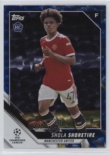 2021-22 Topps UCL Collection Blue Icy Foil 76/99 Shola Shoretire #21 11nt