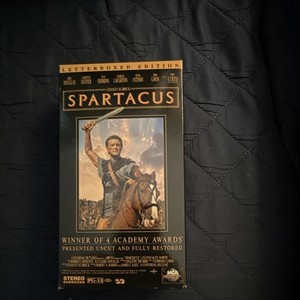 Spartacus VHS (1960) Letterboxed PG-13 NTSC MCA Universal Stanley Kubrick