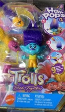 DreamWorks Trolls Band Together Hair Pops 9 Piece Mattel New Broken Seal