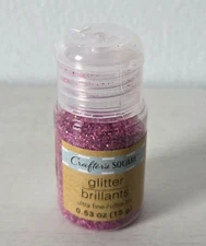 NEW Crafter's Square - Glitter - Ultra Fine - Pink - 15 Grams