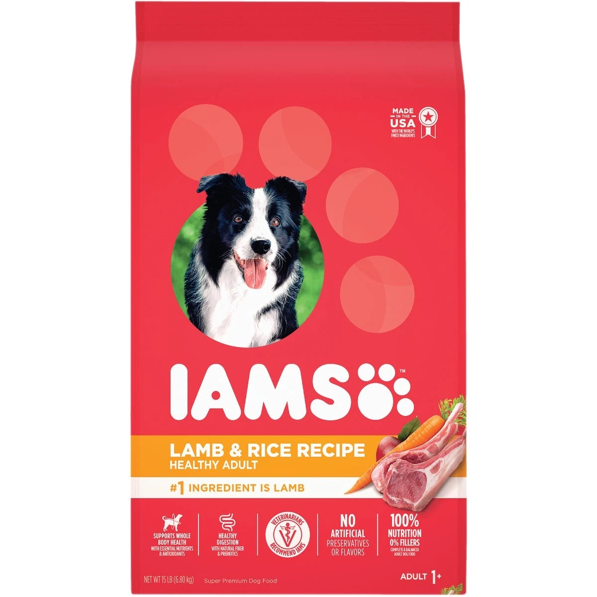 IAMS Proactive Health Lamb Meal & Rice Formula 15 Lb. Adult Dry Dog Food 109086