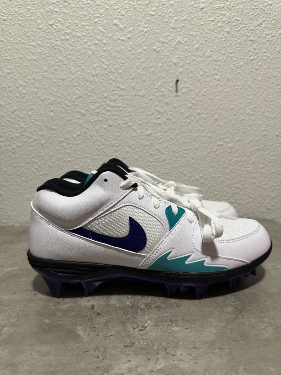 Air Jordan Stadium 90 Low Grape White Football Cleats HQ0210-105 Mens Size‎ 9.5 9.5 Men main image 4