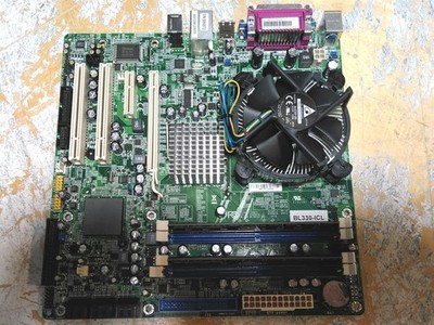 BIOS Locked BL330-ICL Motherboard Pentium E5300 2.6GHz 2GB See Description